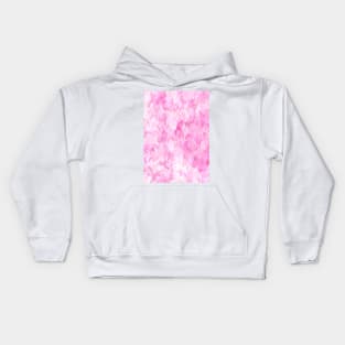 Pink Rose Petals Kids Hoodie